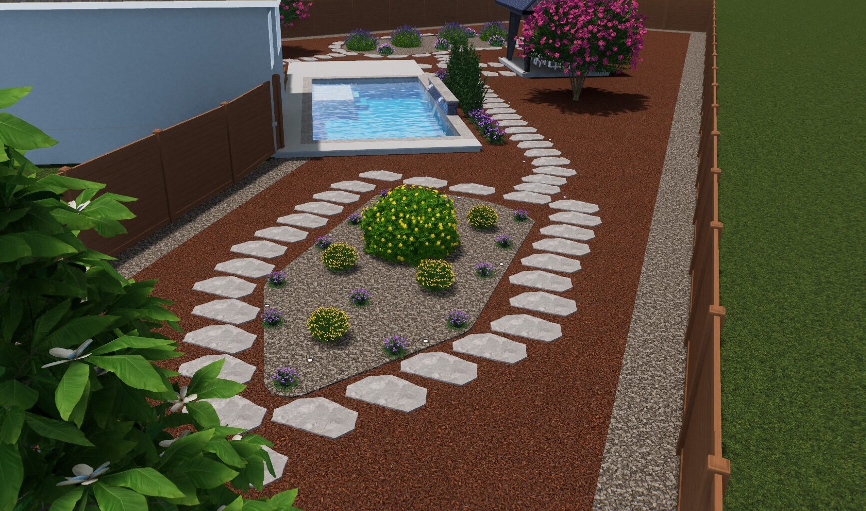 A very good landscaping design