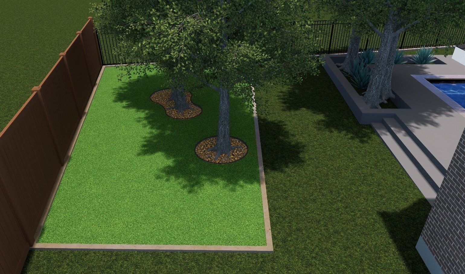 A very good landscaping design