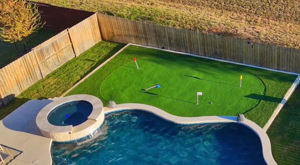 A Sample Idea of a Putting Green for Golf